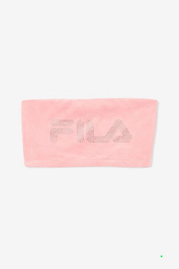 Camisetas Fila Mulher Rosa - Fila Iman Bandeau Portugal Online,QUPD-94820